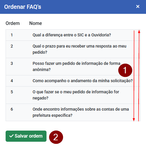 Ordenar-FAQ